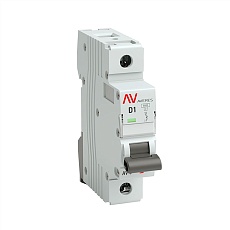 Выключатель автоматический AV-6 1P 1A (D) 6kA EKF AVERES mcb6-1-01D-av