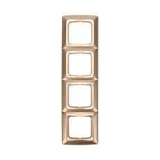 DEA Рамка 4-я горизонтальная Золотой Металлик KRANZ KR-78-0318