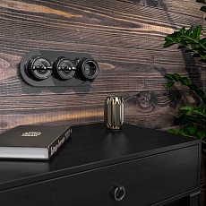 Рамка Werkel Favorit Runda на 3 поста черный W0035108 4690389166488 1