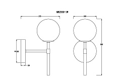 Бра MyFar Robert MR2330-1W 1