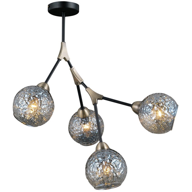 Подвесная люстра Illumico IL0263-4PSQ-79 BK AB изображение 1 Подвесная люстра Illumico IL0263-4PSQ-79 BK AB Фото № 1