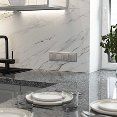 Выключатель Werkel одноклавишный серебро W1110065 4690389195495 1