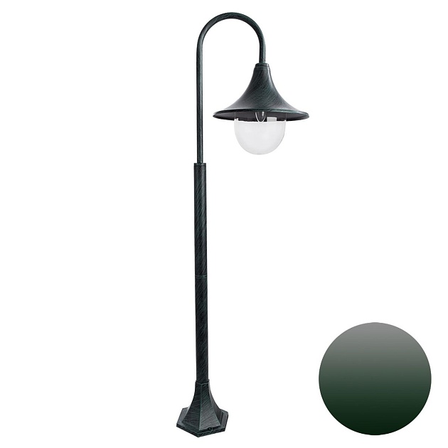 Уличный светодиодный светильник Arte Lamp Malaga A1086PA-1BGB Фото № 1