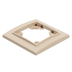 Рамка 1-постовая Stekker Эрна слоновая кость PFR00-9001-02 39624 5