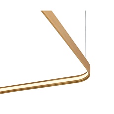 Подвесной светодиодный светильник Italline IT013-6024 gold 3000K 3