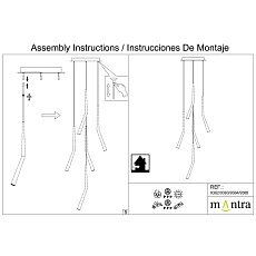 Подвесная люстра Mantra Arrecife 9362+9211 (5L) 1