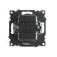 Выключатель двухклавишный Stekker Катрин золото GLS10-7104-08 49216 2