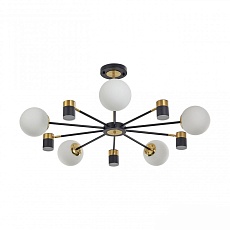 Потолочная люстра Arte Milano Ferrara71040 274802/10 BK/GD