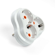 Разветвитель сетевой Stekker 3гн с/з ADP16-23-21 49165 4