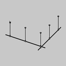 Готовая конструкция (набор) Maytoni Technical TFC-Flar-H06-PT 1