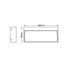 Уличный настенный светильник Italline IT5263 1