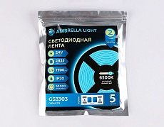 Светодиодная лента Ambrella Light 18W/m 240LED/m 2835SMD холодный белый 5M GS3303 3