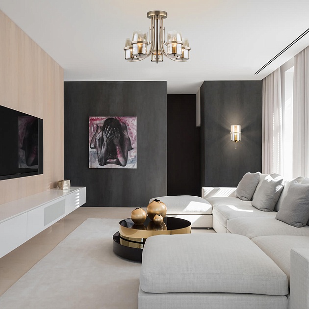 Потолочная люстра Eurosvet 60085/5 античная бронза Фото № 5