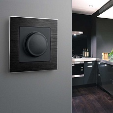 Рамка Werkel Aluminium на 1 пост черный алюминий W0011708 4690389157981 1