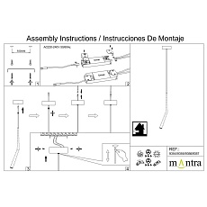 Потолочное основание Mantra Modular Light Florones 9354 4
