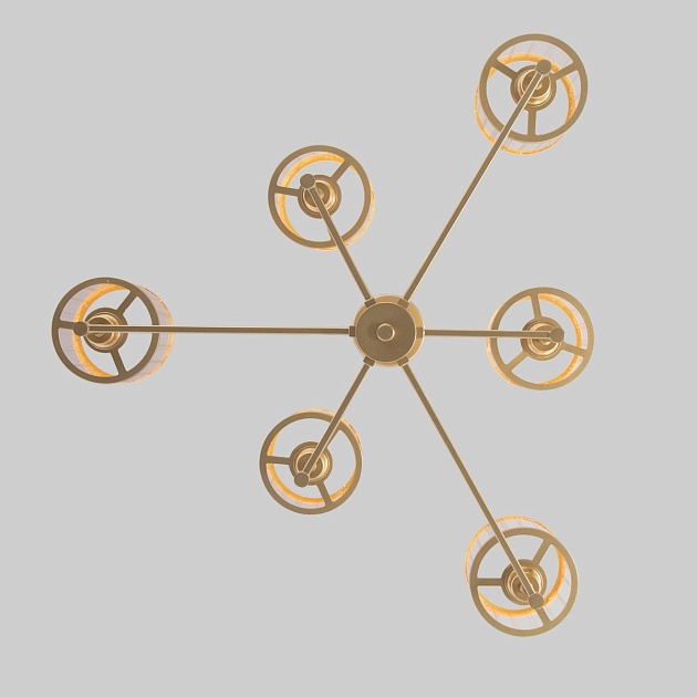Потолочная люстра Eurosvet 60144/6 золото Фото № 3