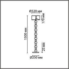 Торшер Lumion Neoclassi Navila 8079/1F 1