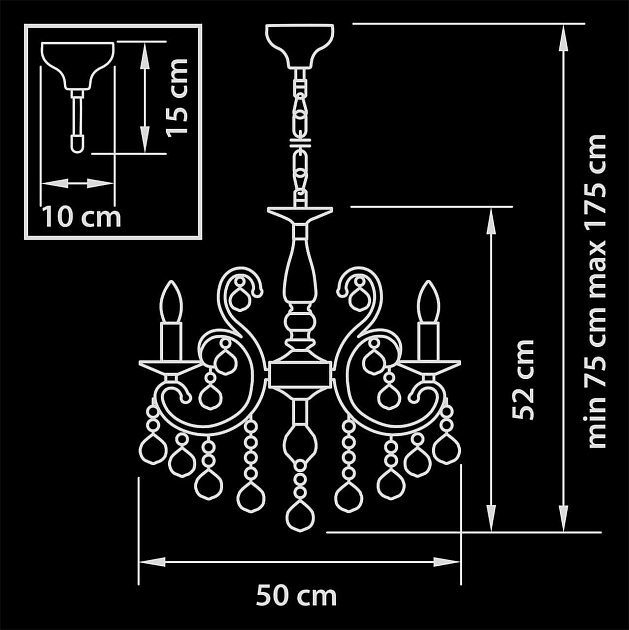 Подвесная люстра Osgona Elegante 708052 Фото № 3
