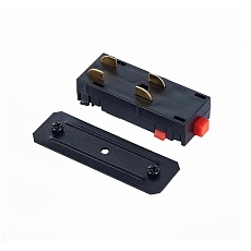 Коннектор прямой FerGipps 220 черный S25 УТ000002473