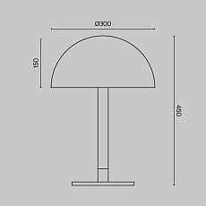 Настольная лампа Maytoni Ray Z012TL-L8B3K 1