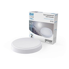 Настенно-потолочный светодиодный светильник Gauss Hall 193411308 2