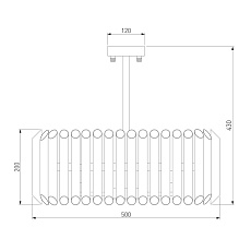 Потолочная люстра Bogates Castellie 362/5 2
