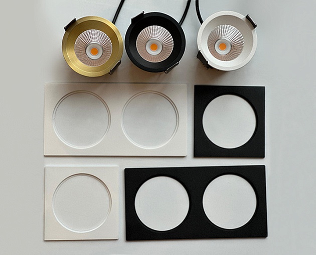 Встраиваемый светодиодный светильник Italline IT08-8035 white 4000K Фото № 3