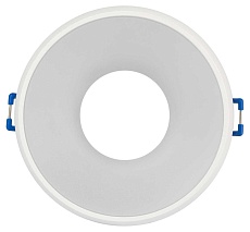 Светильник встраиваемый декоративный ЭРА DK100 WH под лампу MR16 GU5.3 белый Б0055588 3