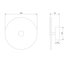 Настенный светодиодный светильник Eurosvet Thasos 40341 Led черный 1
