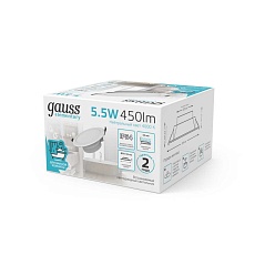 Встраиваемый светодиодный светильник Gauss Elementary Downlight 999420205 3