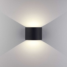 Уличный настенный светодиодный светильник Elektrostandard 1518 Techno LED Blade черный a038828 4