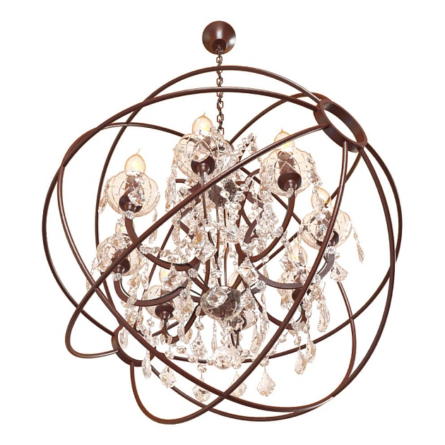 Подвесная люстра Loft IT Foucaults Orb Crystal Loft1897/8 Фото № 6