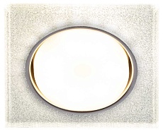 Светильник встраиваемый cо светодиодной подсветкой ЭРА DK LD50 CH/SHSL под лампу GX53 хром/серебро Б0057471 5