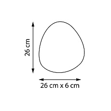 Светильник настенно-потолочный (Бра) 6W 3000K серебряная фольга Uovo II Lightstar 807604 2