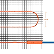 Нагревательный мат Voltum 150 Вт/м 9 м 4,5 м2 VLT01-150-4.5 1