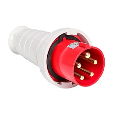Вилка переносная 035 3Р+РЕ+N 63А 380В IP67 EKF PROxima ps-035-63-380