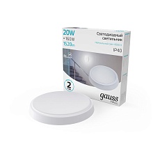 Настенно-потолочный светодиодный светильник Gauss Hall 193411220 1