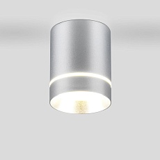 Потолочный светодиодный светильник Elektrostandard DLR021 9W 4200K хром матовый a037519