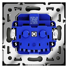 Розетка встраиваемая Voltum S70 с заземлением, защитными шторками и крышкой 16А, (черный матовый) VLS040308 1