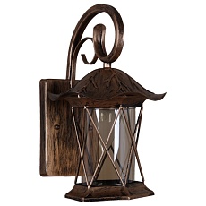 Уличный настенный светильник Reluce 08281-9.2-001U BKG RLOS 3