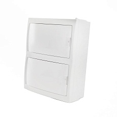 Бокс настенный Stekker EBX50-3/16-20 16 модулей, белый, пластик, серия Standart 49645