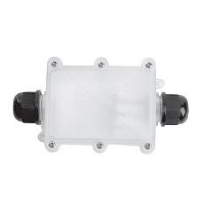 Коробка распределительная LD537 водонепроницаемая на 2 выхода, 450V, 130х70х41, прозрачный 50129 1