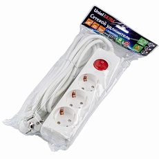Удлинитель Uniel Ultra 3гн х 3м с/з S-GCU3-3B White UL-00010016 2