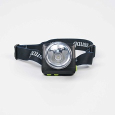 Налобный светодиодный фонарь Gauss аккумуляторный 60х70 100 лм GF401 5