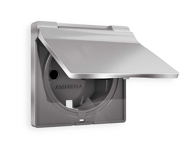 Лицевая панель розетки AMBRELLA VOLT AP5080 Фото № 1
