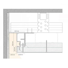 Парящий профиль FerGipps белый БП 52 УТ000002965 2