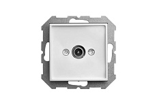 ТВ-розетка проходная Liregus Epsilon белый 28-025 1