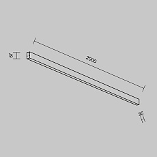 Линейный светильник Maytoni Technical LL311040 3