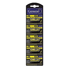Батарейка General GBAT-23А щелочная (12В для брелков) 5шт в блист  (5/100/1000)