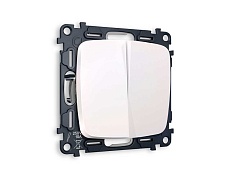 Комплект механизма 2-кл проходного выключателя AMBRELLA VOLT OMEGA Жемчуг QUANT (OP2030, VM120) MO203020